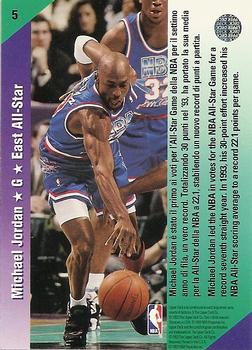 1992-93 Upper Deck European (Italian) #5 Michael Jordan Back