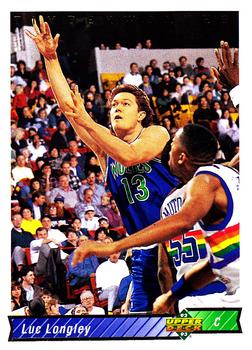 1992-93 Upper Deck European (French) #208 Luc Longley Front