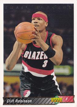 1992-93 Upper Deck European (French) #232 Cliff Robinson Front