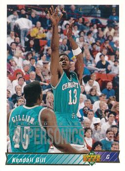 1992-93 Upper Deck European (French) #110 Kendall Gill Front