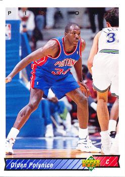 1992-93 Upper Deck European (French) #152 Olden Polynice Front
