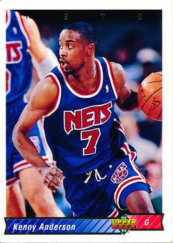 1992-93 Upper Deck European (French) #211 Kenny Anderson Front