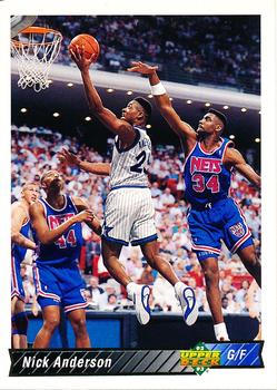 1992-93 Upper Deck European (French) #219 Nick Anderson Front