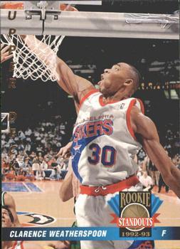 1992-93 Upper Deck European (Spanish) #70 Clarence Weatherspoon Front