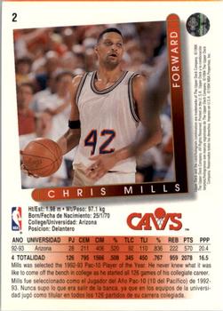 1993-94 Upper Deck Spanish #2 Chris Mills Back