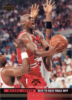 1993-94 Upper Deck Spanish #171 Michael Jordan / Back-To-Back Front