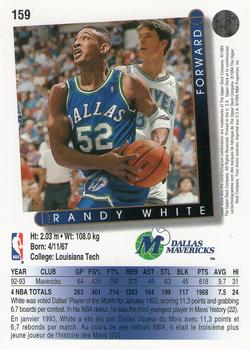 1993-94 Upper Deck French #159 Randy White Back