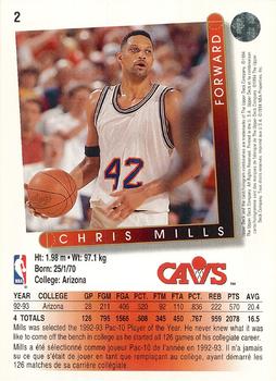 1993-94 Upper Deck French #2 Chris Mills Back