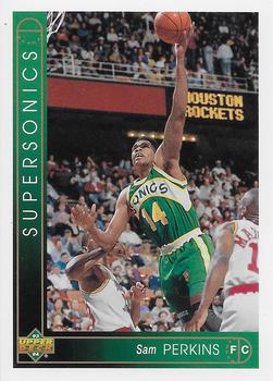 1993-94 Upper Deck French #28 Sam Perkins Front