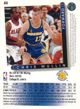 1993-94 Upper Deck French #44 Chris Mullin Back