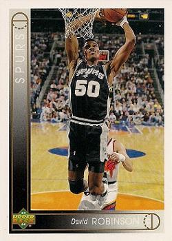 1993-94 Upper Deck French #50 David Robinson Front
