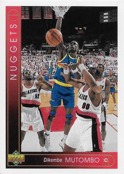 1993-94 Upper Deck French #55 Dikembe Mutombo Front
