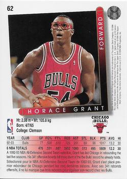 1993-94 Upper Deck French #62 Horace Grant Back