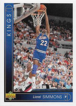 1993-94 Upper Deck French #77 Lionel Simmons Front