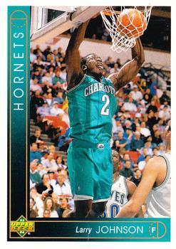 1993-94 Upper Deck French #80 Larry Johnson Front