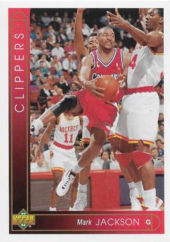 1993-94 Upper Deck French #84 Mark Jackson Front