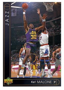 1993-94 Upper Deck French #93 Karl Malone Front