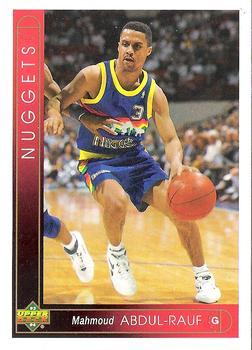 1993-94 Upper Deck French #104 Mahmoud Abdul-Rauf Front