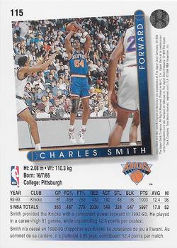1993-94 Upper Deck French #115 Charles Smith Back