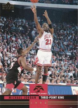 1993-94 Upper Deck French #170 Michael Jordan / Three-Point King Front