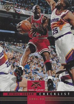 1993-94 Upper Deck French #175 Michael Jordan / Mr. June Checklist Front