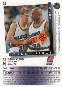 1993-94 Upper Deck French #52 Danny Ainge Back