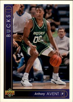 1993-94 Upper Deck German #12 Anthony Avent Front