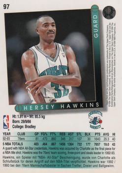 1993-94 Upper Deck German #97 Hersey Hawkins Back