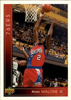 1993-94 Upper Deck German #101 Moses Malone Front