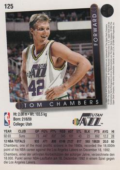 1993-94 Upper Deck German #125 Tom Chambers Back