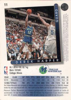 1993-94 Upper Deck Italian #11 Derek Harper Back