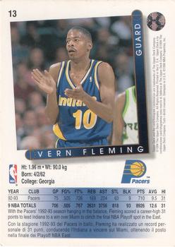 1993-94 Upper Deck Italian #13 Vern Fleming Back