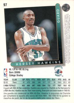 1993-94 Upper Deck Italian #97 Hersey Hawkins Back