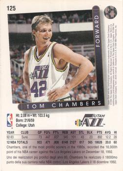 1993-94 Upper Deck Italian #125 Tom Chambers Back