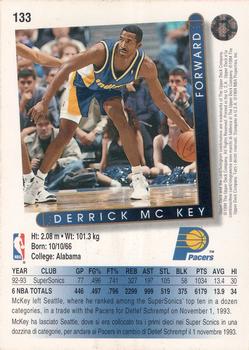 1993-94 Upper Deck Italian #133 Derrick McKey Back
