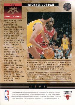 1993-94 Upper Deck Italian #166 Michael Jordan / A Steal Back