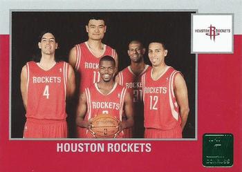2010-11 Donruss - Die Cuts Emerald #279 Houston Rockets Front