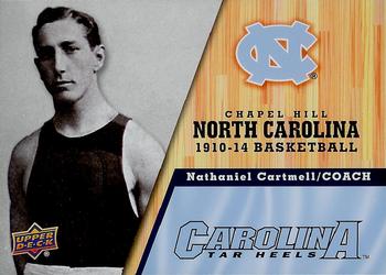 2010-11 Upper Deck North Carolina Tar Heels #1 Nathaniel Cartmell Front