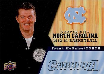 2010-11 Upper Deck North Carolina Tar Heels #9 Frank McGuire Front