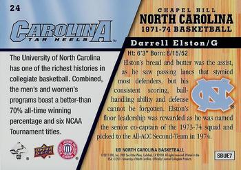 2010-11 Upper Deck North Carolina Tar Heels #24 Darrell Elston Back