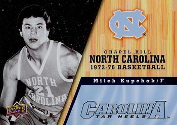 2010-11 Upper Deck North Carolina Tar Heels #27 Mitch Kupchak Front