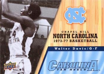 2010-11 Upper Deck North Carolina Tar Heels #28 Walter Davis Front