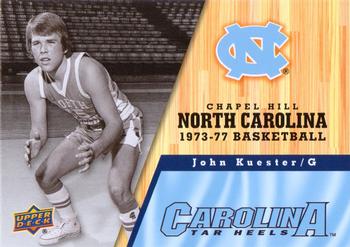 2010-11 Upper Deck North Carolina Tar Heels #29 John Kuester Front