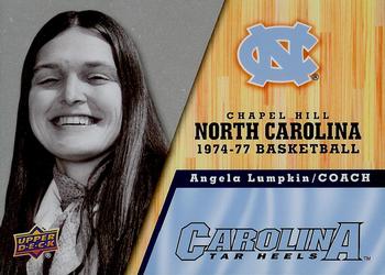 2010-11 Upper Deck North Carolina Tar Heels #31 Angela Lumpkin Front