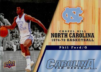 2010-11 Upper Deck North Carolina Tar Heels #32 Phil Ford Front