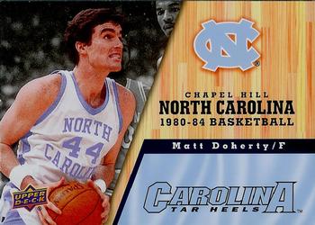 2010-11 Upper Deck North Carolina Tar Heels #41 Matt Doherty Front