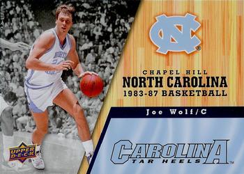 2010-11 Upper Deck North Carolina Tar Heels #49 Joe Wolf Front