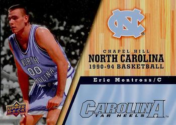 2010-11 Upper Deck North Carolina Tar Heels #63 Eric Montross Front