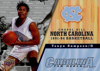 2010-11 Upper Deck North Carolina Tar Heels #65 Tonya Sampson Front