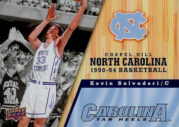 2010-11 Upper Deck North Carolina Tar Heels #69 Kevin Salvadori Front